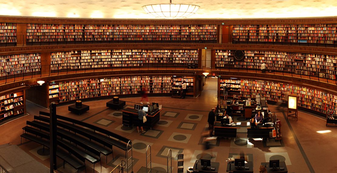 Bild große Bibliothek